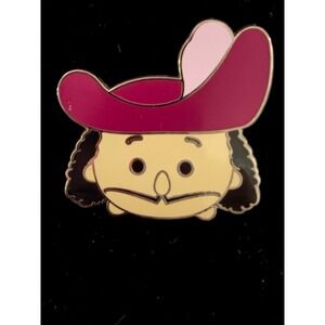 Disney Tsum Tsum Captain Hook Trading Pin Peter Pan Villain Hat Feather 2017